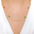 Dual Accented 18" Necklace