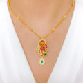 Lovely Peacock Necklace Set
