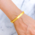 Exclusive Reversible 22k Gold Bangle Bracelet