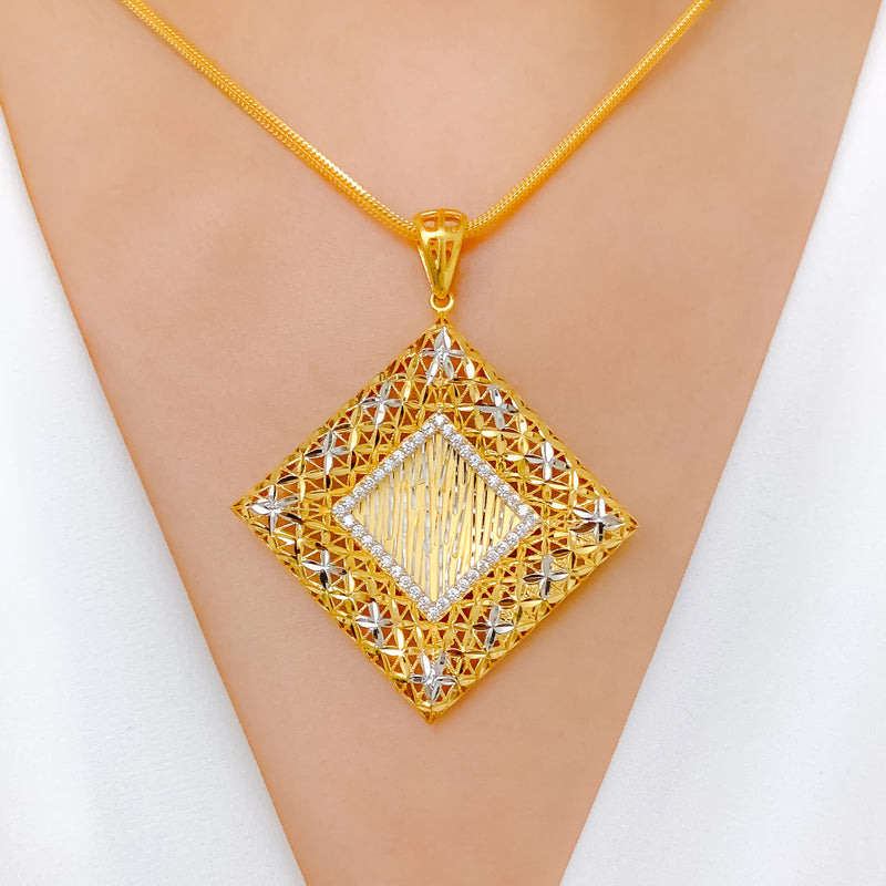 Chic Square Pendant