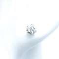 18k-gold-Shiny Everyday Flower Diamond Earrings 