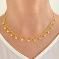 Woven Gold Necklace Set