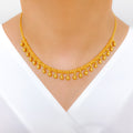 Festive Hanging Bead 22k Gold Choker Set