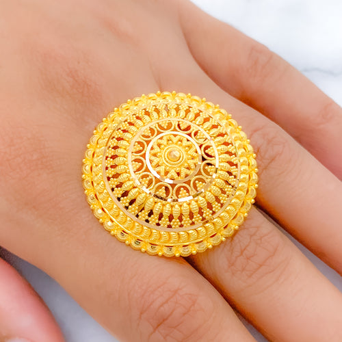 Classic Gold 22k Gold Dome Ring