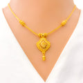 22k-gold-elegant-flower-motif-necklace-set