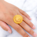Exquisite Glistening 22k Gold Dome Ring