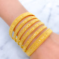 Classy High Finish Beaded Bangles