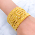 Classy High Finish Beaded Bangles