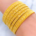 Classy High Finish Beaded Bangles