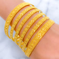 Upscale Vintage Motif Bangles