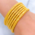 Opulent Striped Bangles