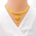 22k-gold-opulent-lush-tapering-necklace-set