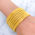 Elegant Decorative Bangle Set