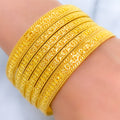 Elegant Decorative Bangle Set