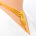 22k-gold-delightful-beaded-three-chain-necklace-set