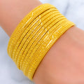 Bold Geometric Set of 8 Bangles