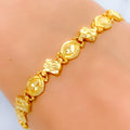 Stylish Marquise Link Bracelet