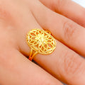 Fancy Intricate Flower Ring