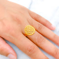 Dressy Chic Round Ring