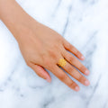 Fancy Elongated Jali Ring