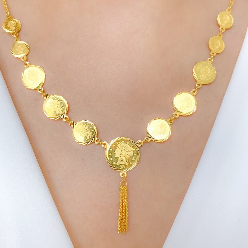 gold coin necklace with arabic｜TikTok Search