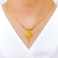 Dainty Multi-Bead 22k Gold Necklace Set