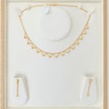 Woven Gold Necklace Set