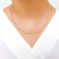 Classic Lightweight Pearl Necklace - 18" 22k Gold 