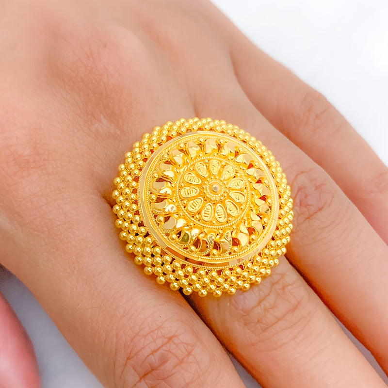 Lovely Mango Accented Ring Ring