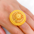 Charming Flower Dome Ring