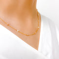 Everyday Multi-Color Pearl Necklace - 18"