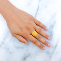 Dressy Delightful Multi-Bead 22k Gold Ring
