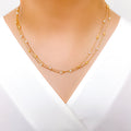 Classy Fine Pearl 22k Gold Chain