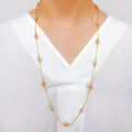 Elevated Dressy 22k Gold Long Necklace
