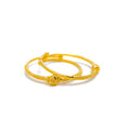 22k-gold-Graceful Traditional Baby Bangle Pair