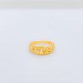 Refined Gold Link 22k Gold Ring