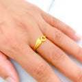 Chic Matte Finish Ring