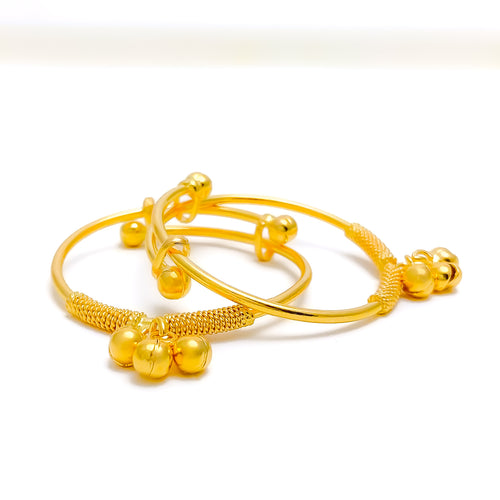 22k-gold-attractive-hanging-tassel-bangles