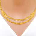 Beautiful Bead-Lined 22k Gold Lara Set