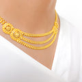 Royal Ornate Three 22k Gold Lara Set