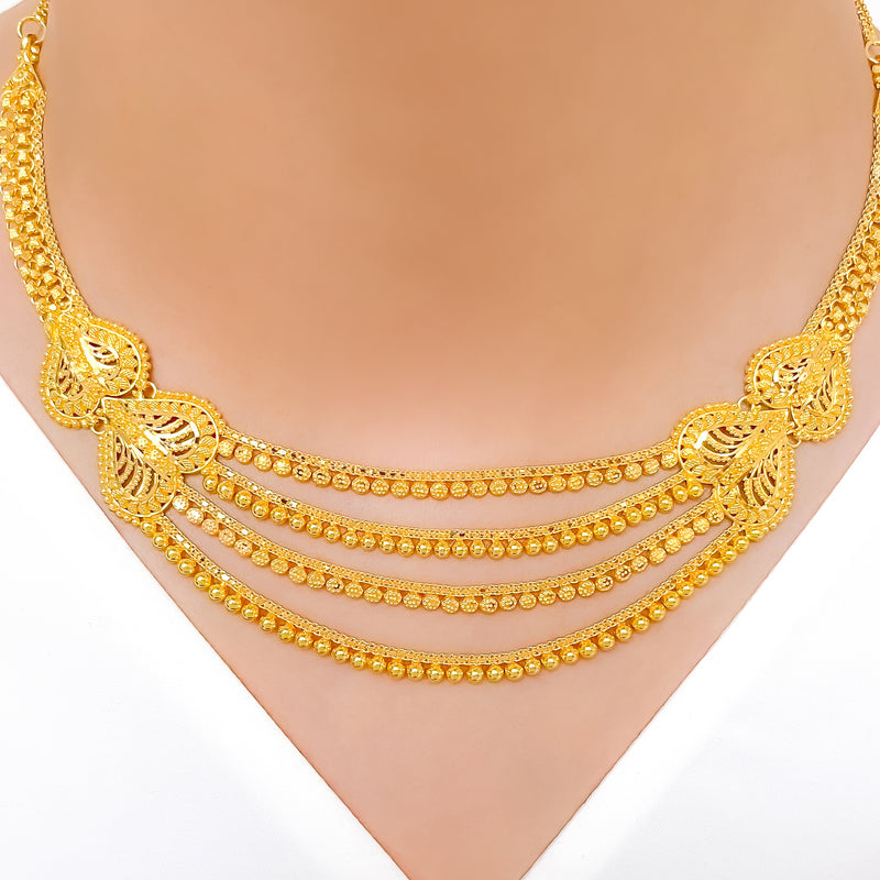 Exclusive Striking Four 22k Gold Lara Set