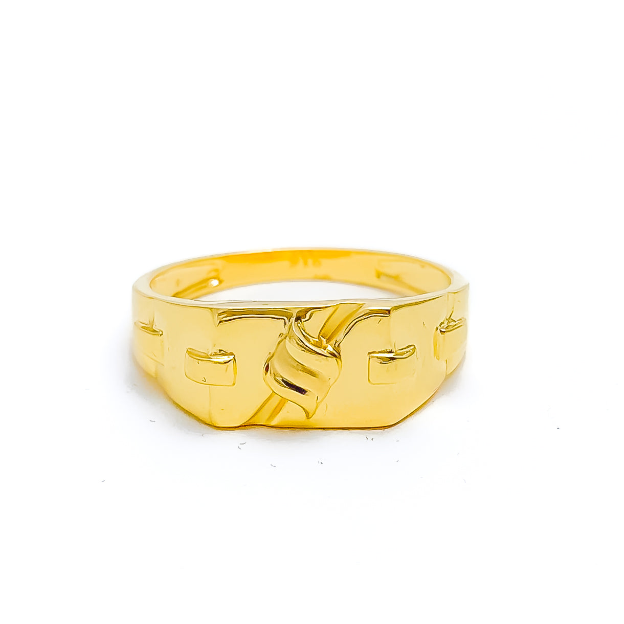 Buy Geometric Cube Design Gold Rings |GRT Jewellers