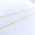 Classic Dainty 22k Gold Chain Anklet