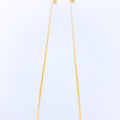 Classic Dainty 22k Gold Chain Anklet