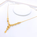 Charming Alternating Bead 22k Gold Necklace