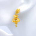 Exclusive Flower Drape 22k Gold Choker Set