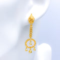 Festive Hanging Bead 22k Gold Choker Set