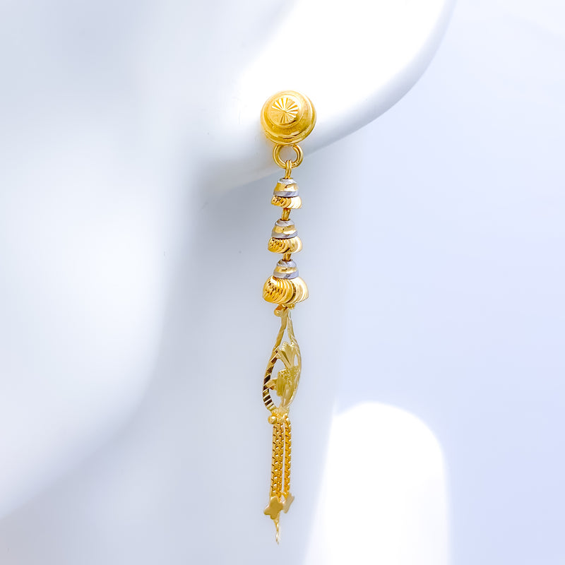 Update more than 227 fancy long gold earrings best