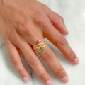 Multicolor Statement Ring