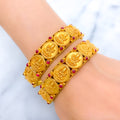 Royal Lakshmi 22k Gold Coin Bangles